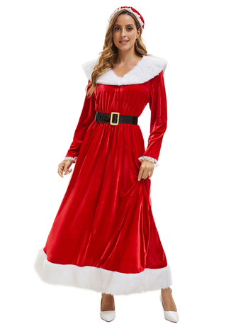 Kalėdinis sceninis sijonas moterims | Poliesteris | 2025 metų žiema | Amžius 18–24