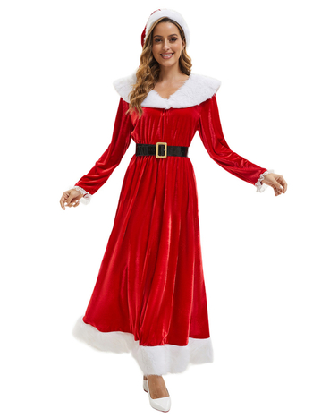 Kalėdinis sceninis sijonas moterims | Poliesteris | 2025 metų žiema | Amžius 18–24