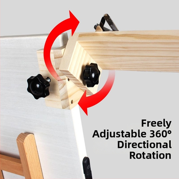 Fából készült festőklipsz művészeti hallgatók számára, paletta-klipsz és skicc tartó