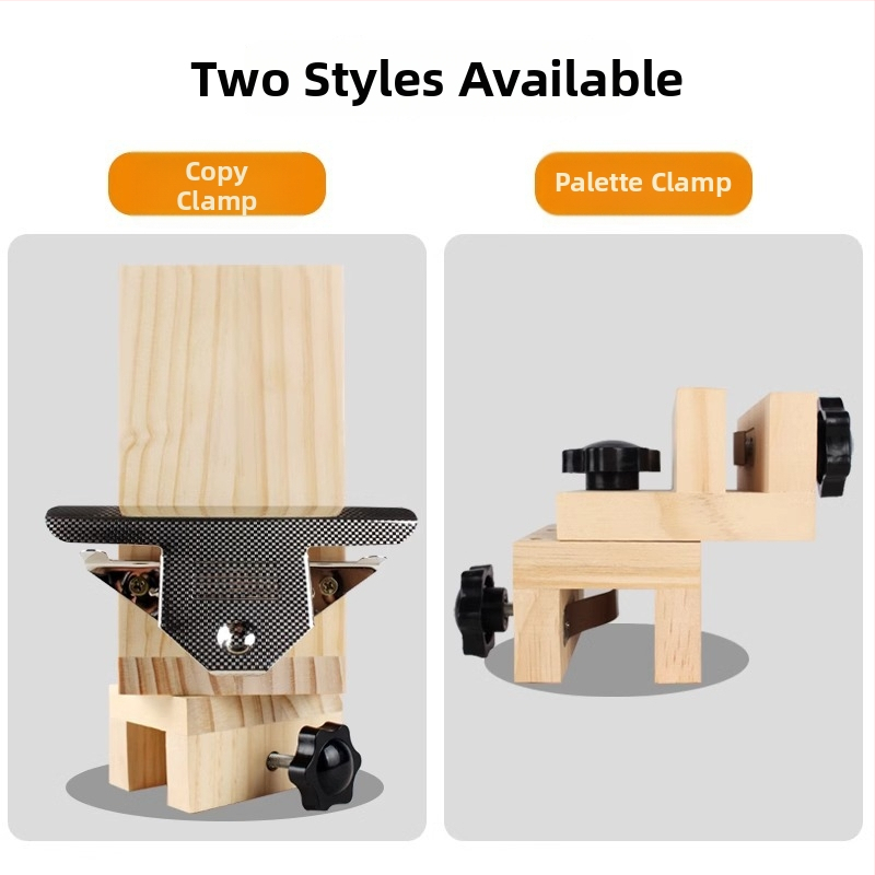 Fából készült festőklipsz művészeti hallgatók számára, paletta-klipsz és skicc tartó