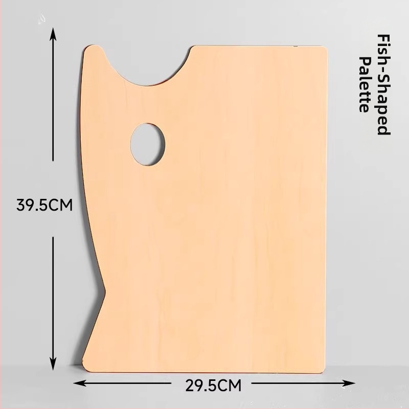 Fából készült festőklipsz művészeti hallgatók számára, paletta-klipsz és skicc tartó