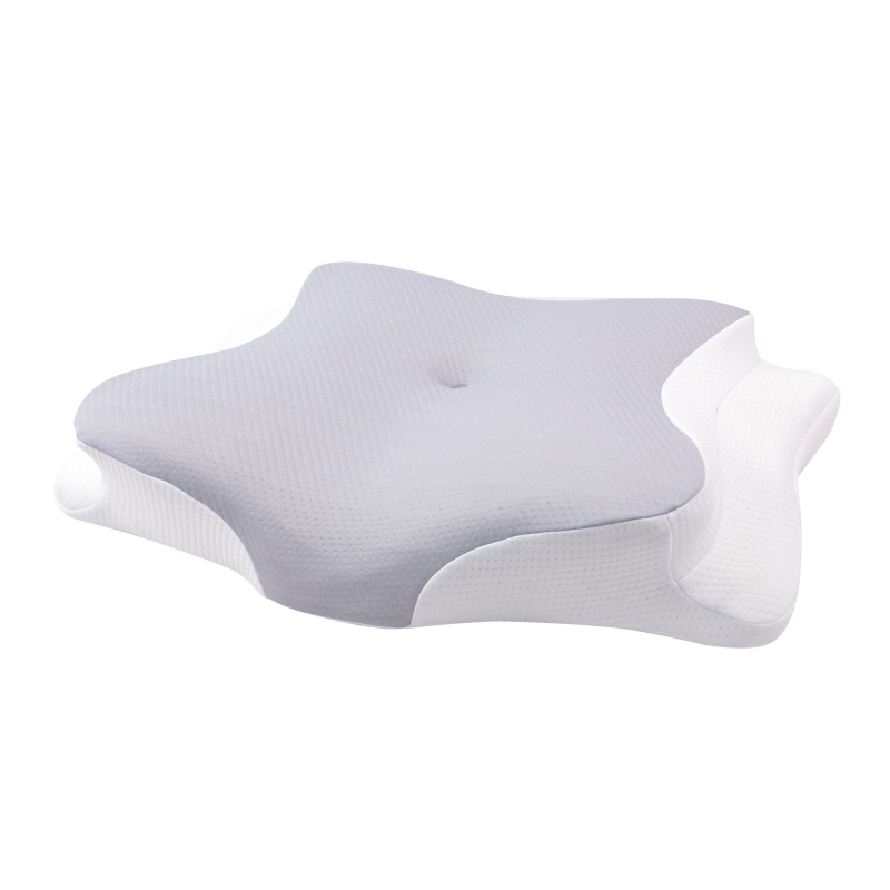 Atminties putų pagalvė drugelio formos su kaklo slankstelių apsauga, lėtas atsigavimas, nulinio spaudimo dizainas, skirtas giliam miegui.