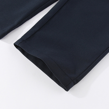 Детски панталони за училище, средна талия, полиестерен бленд 80%, антинамачкване, без нужда от гладене, спортно-ежедневни, пролет 2025, унисекс