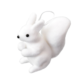 Χριστουγεννιάτικο κρεμαστό για δέντρο με πολικό αρκούδι, υλικό bubble, μάρκα Nuchi, στυλ καρτούν με μοντέρνο μινιμαλισμό, διακόσμηση Χριστουγέννων