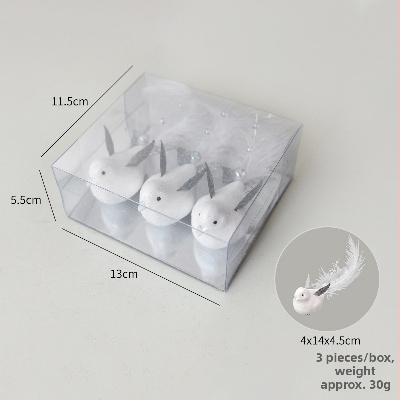 Ziemassvētku eglītei polārā lāča rotājums, burbuļu materiāls, zīmols Nuchi, karikatūras stils, mūsdienīgs minimālisms, Ziemassvētku dekors