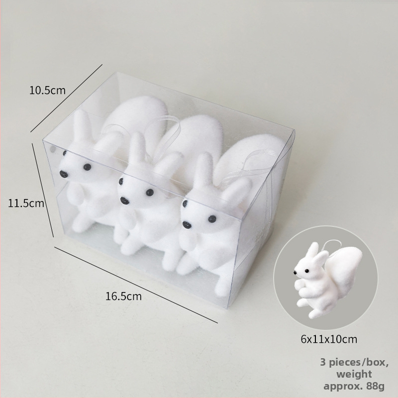 Ziemassvētku eglītei polārā lāča rotājums, burbuļu materiāls, zīmols Nuchi, karikatūras stils, mūsdienīgs minimālisms, Ziemassvētku dekors