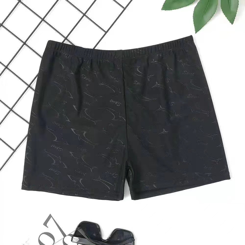 Ανδρικά σορτς κολύμβησης με υψηλή μέση, αναπνεύσιμα, με εκτύπωση πολυεστέρα, επένδυση Milk Silk, 120 g/m², κατάλληλα για κολύμβηση και θερμές πηγές