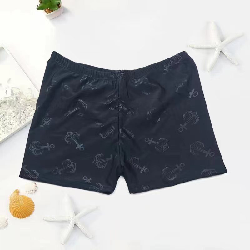 Ανδρικά σορτς κολύμβησης με υψηλή μέση, αναπνεύσιμα, με εκτύπωση πολυεστέρα, επένδυση Milk Silk, 120 g/m², κατάλληλα για κολύμβηση και θερμές πηγές