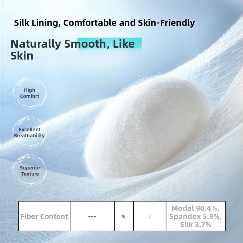 Push-up podprsenka bez švov, podšívka Mulberry hodváb, hlavný materiál spandex, plný košík, ultra tenké formované košíčky, pevné dvojité ramienka, zadné zapínanie štyri rady