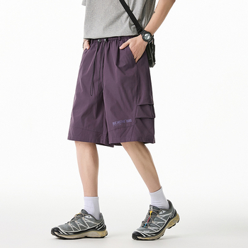 Seegave vyriški cargo šortai – greitai džiūstantis poliesteris, tiesus kirpimas, vasara 2025