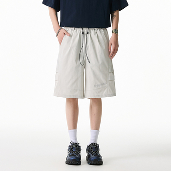 Seegave vyriški cargo šortai – greitai džiūstantis poliesteris, tiesus kirpimas, vasara 2025