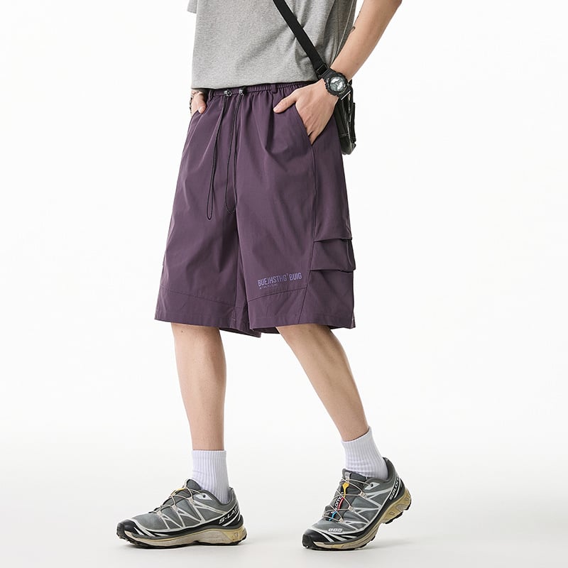 Seegave vyriški cargo šortai – greitai džiūstantis poliesteris, tiesus kirpimas, vasara 2025