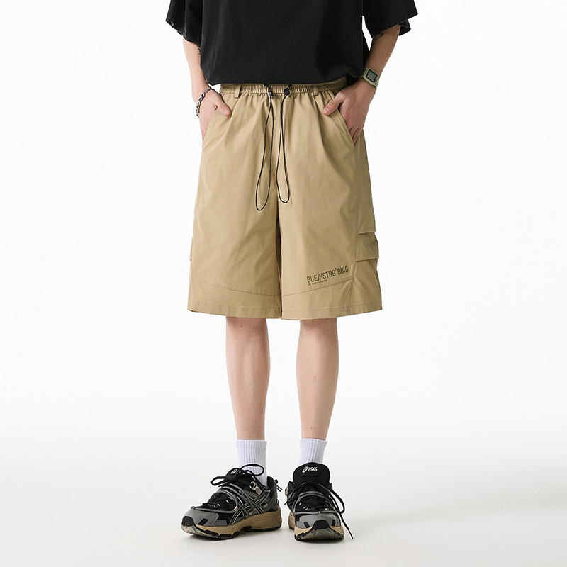 Seegave vyriški cargo šortai – greitai džiūstantis poliesteris, tiesus kirpimas, vasara 2025