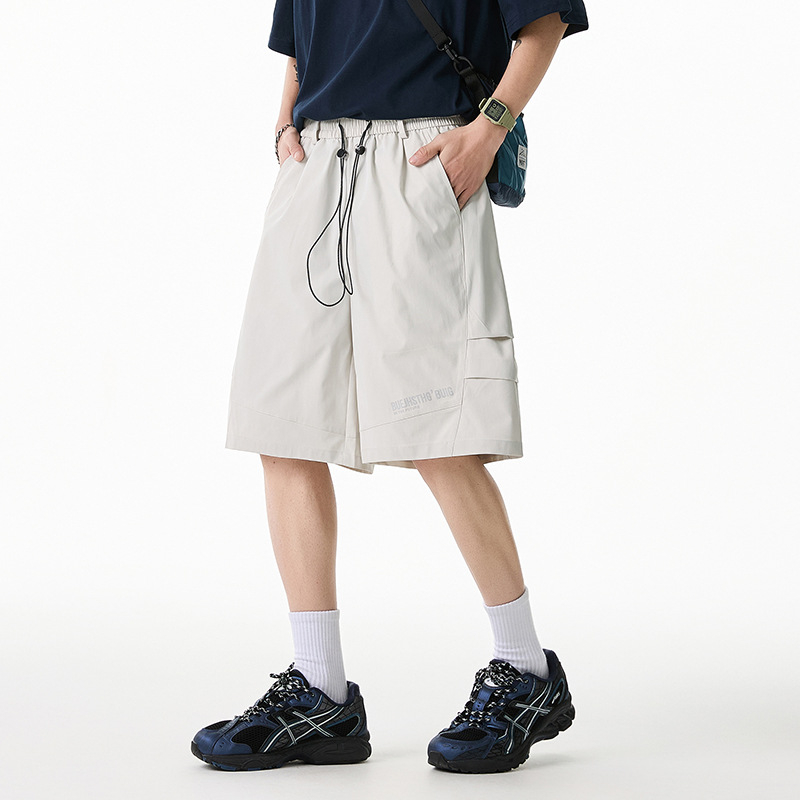 Seegave vyriški cargo šortai – greitai džiūstantis poliesteris, tiesus kirpimas, vasara 2025
