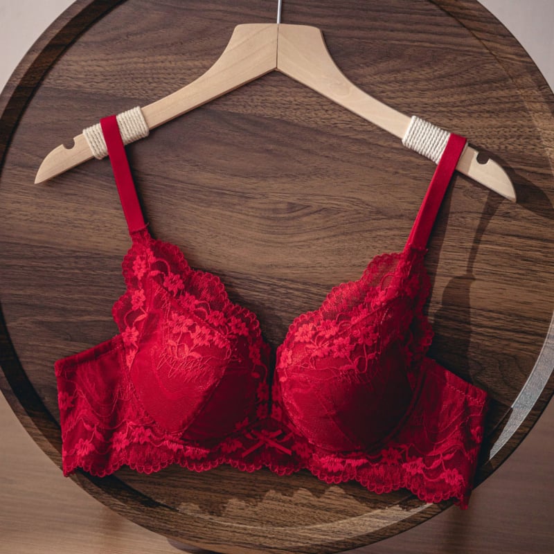 Nailoninė nėrinių liemenėlė mažoms krūtinėms, 3/4 puodelio, vidutinio formos kaušelis, push-up, šoninė parama, reguliuojami dirželiai, patogu, nugaros užsegimas su keturiais kabliukais