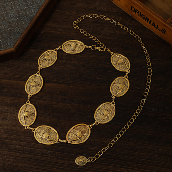 Metalinė juosmens grandinė moterims, laisvas stilius, suaugusiesiems