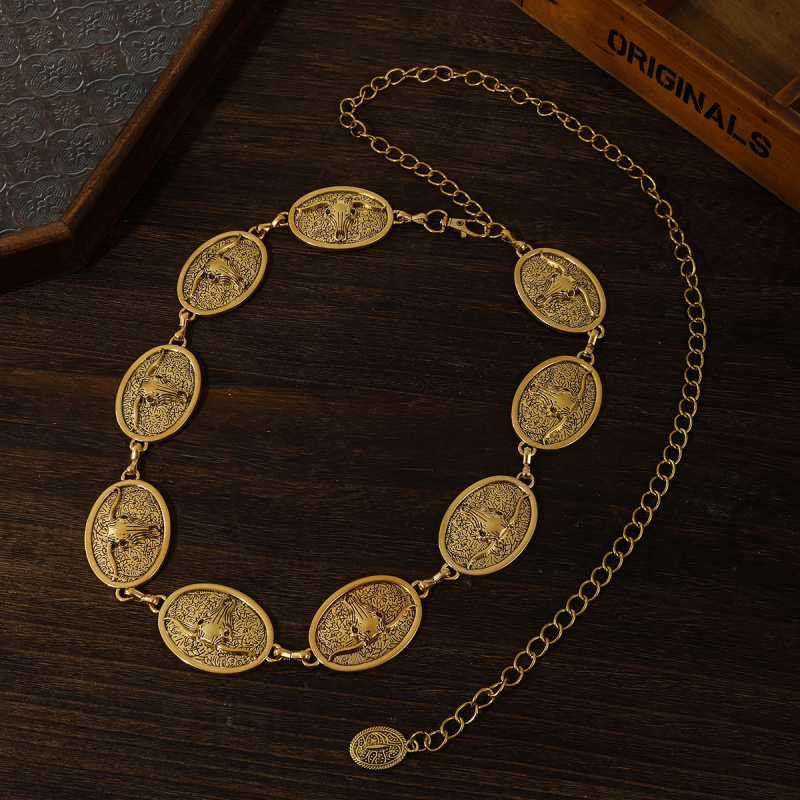 Metalinė juosmens grandinė moterims, laisvas stilius, suaugusiesiems