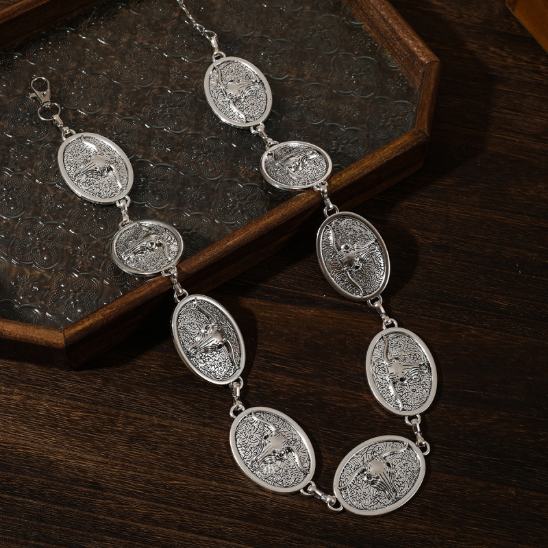 Metalinė juosmens grandinė moterims, laisvas stilius, suaugusiesiems