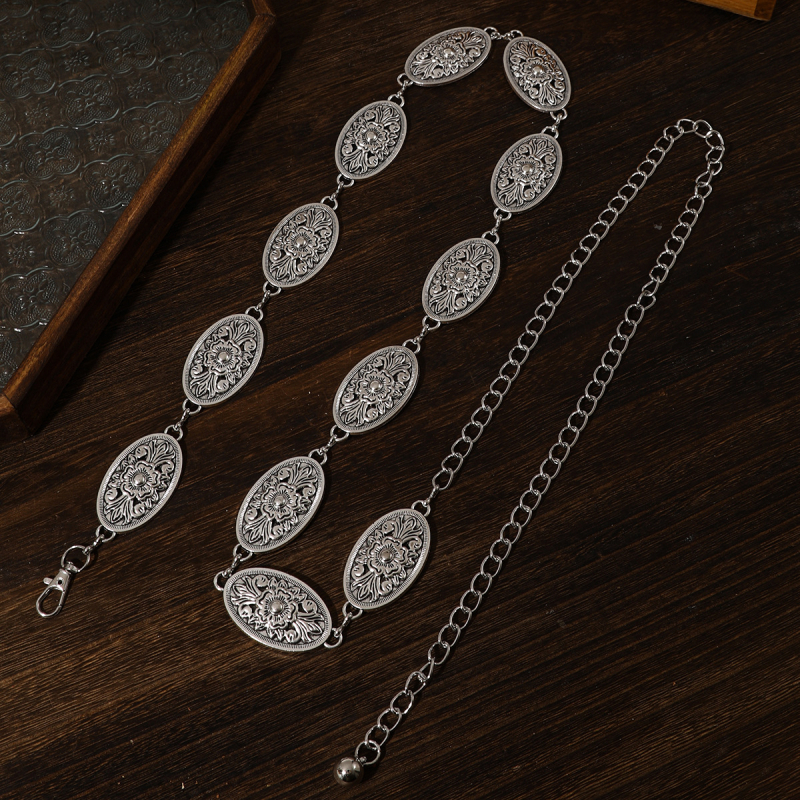 Metalinė juosmens grandinė moterims, laisvas stilius, suaugusiesiems