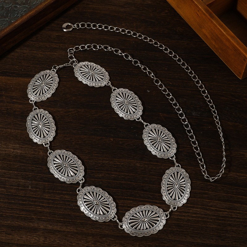 Metalinė juosmens grandinė moterims, laisvas stilius, suaugusiesiems