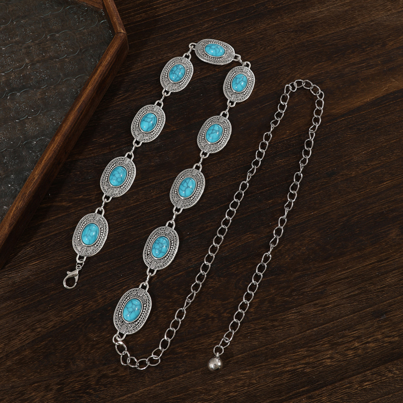 Metalinė juosmens grandinė moterims, laisvas stilius, suaugusiesiems