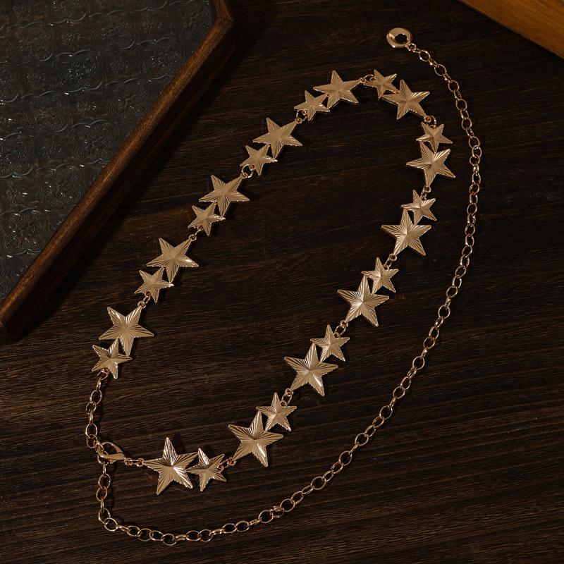 Metalinė juosmens grandinė moterims, laisvas stilius, suaugusiesiems