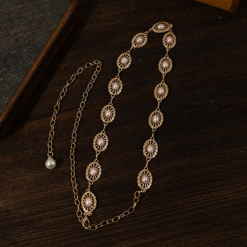 Metalinė juosmens grandinė moterims, laisvas stilius, suaugusiesiems