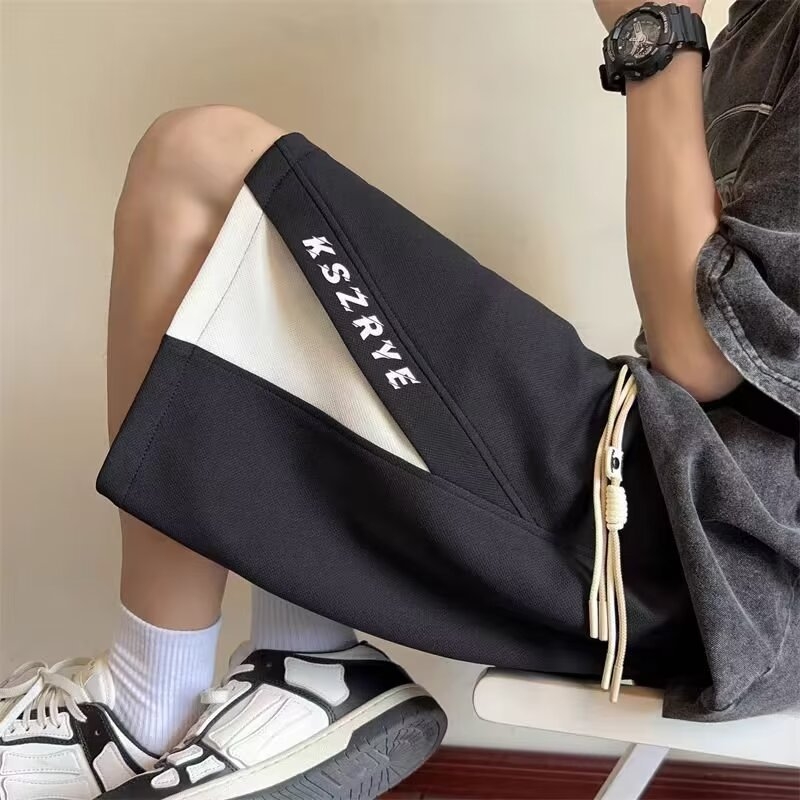 Vyriniai šortai su tinklo raštu, vidutinio ilgio, tiesus kirpimas, šiek tiek elastiniai, sintetinių pluoštų mišinys, 96% poliesteris, vasara 2025