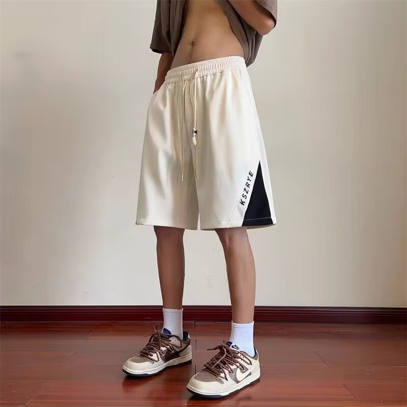 Vyriniai šortai su tinklo raštu, vidutinio ilgio, tiesus kirpimas, šiek tiek elastiniai, sintetinių pluoštų mišinys, 96% poliesteris, vasara 2025