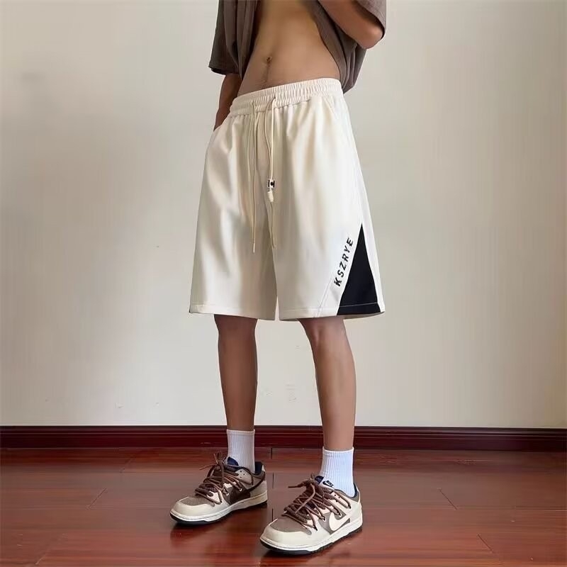 Vyriniai šortai su tinklo raštu, vidutinio ilgio, tiesus kirpimas, šiek tiek elastiniai, sintetinių pluoštų mišinys, 96% poliesteris, vasara 2025