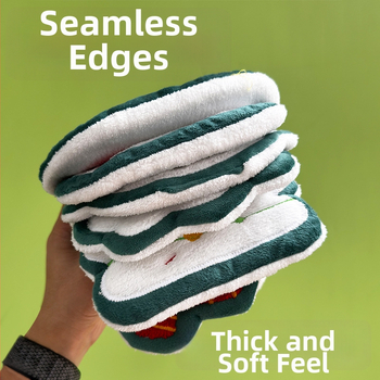 Rankų rankšluostis, išsiuvinėtas iš koralinio fliso, 150D, 50–80 g, personalizavimas galimas