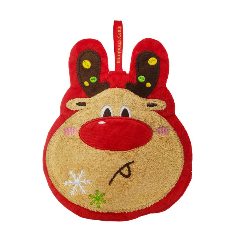 Rankų rankšluostis, išsiuvinėtas iš koralinio fliso, 150D, 50–80 g, personalizavimas galimas