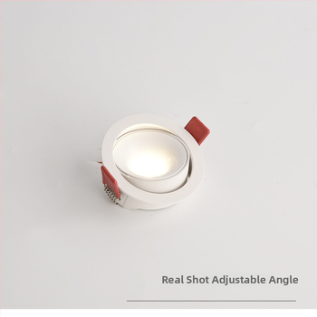 Pinton ultra plonas LED downlight su aliuminio korpusu, įmontuotas lubų šviestuvas, 220V, CRI ≥ 90