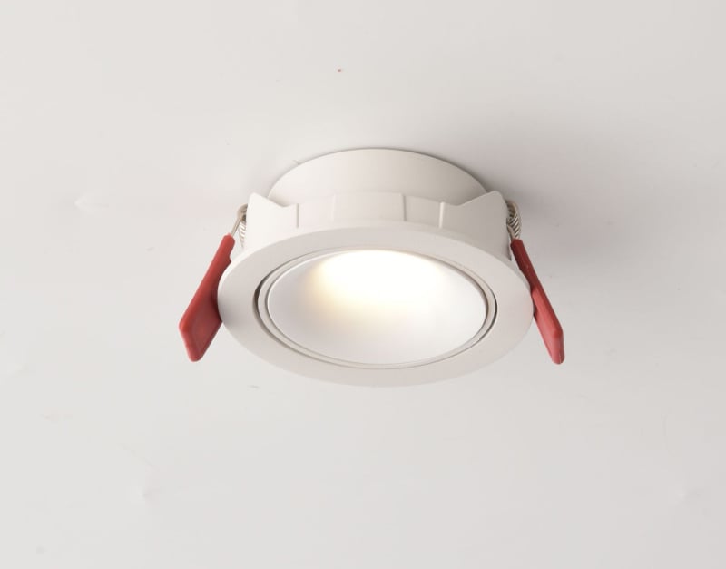 Pinton ultrakönnyű LED downlight, alumínium házzal, beépített mennyezeti lámpa, 220V, CRI ≥ 90