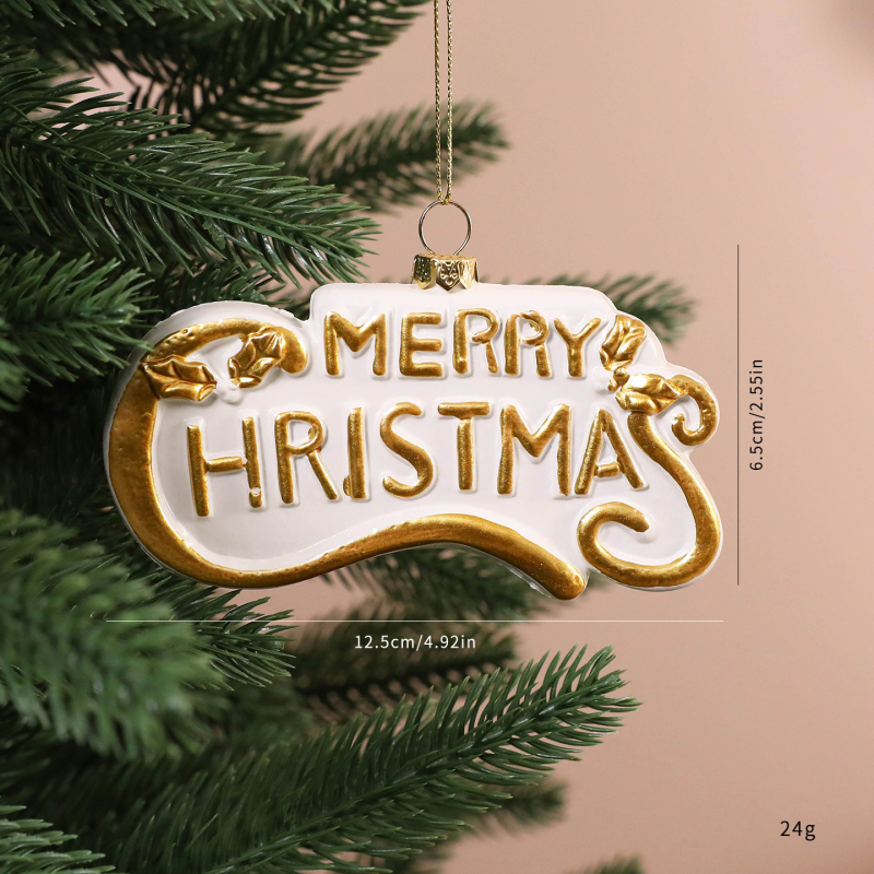 Πλαστικό κρεμαστό για τα Χριστούγεννα, μπάλα με μορφή Αγίου Βασίλη (ειδικού σχήματος), DIY διακόσμηση για το δέντρο