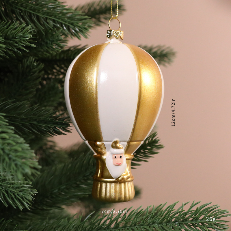 Πλαστικό κρεμαστό για τα Χριστούγεννα, μπάλα με μορφή Αγίου Βασίλη (ειδικού σχήματος), DIY διακόσμηση για το δέντρο