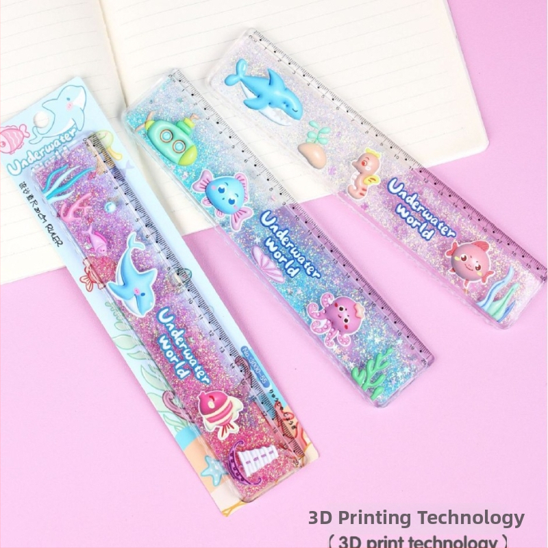 Plastmasas lineāls, modelis 3000, 55 g, logotipa druka, pielāgošana