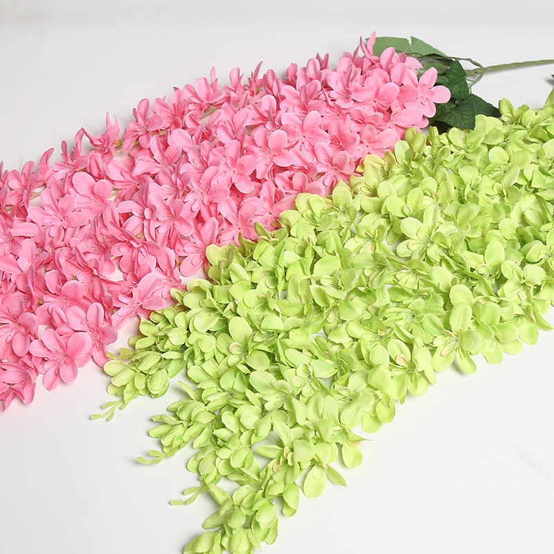 Zīda Magnolia sienas vainags kāzām un mājas dekoram — Lichao, modelis 5 forks of magnolia-1, zīda ziedi, Magnolia šķirne, kāzas, laukos, fotogrāfiju rekvizīti