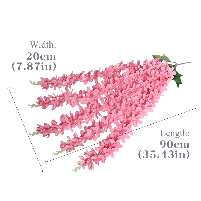 Zīda Magnolia sienas vainags kāzām un mājas dekoram — Lichao, modelis 5 forks of magnolia-1, zīda ziedi, Magnolia šķirne, kāzas, laukos, fotogrāfiju rekvizīti