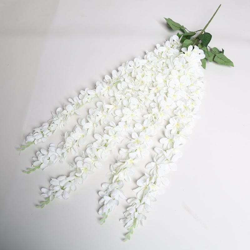 Zīda Magnolia sienas vainags kāzām un mājas dekoram — Lichao, modelis 5 forks of magnolia-1, zīda ziedi, Magnolia šķirne, kāzas, laukos, fotogrāfiju rekvizīti