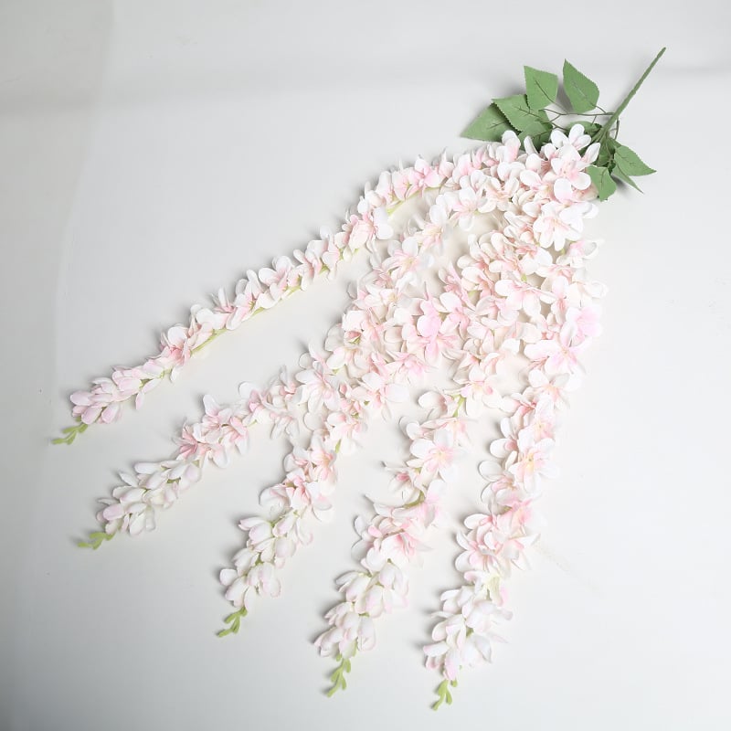 Zīda Magnolia sienas vainags kāzām un mājas dekoram — Lichao, modelis 5 forks of magnolia-1, zīda ziedi, Magnolia šķirne, kāzas, laukos, fotogrāfiju rekvizīti