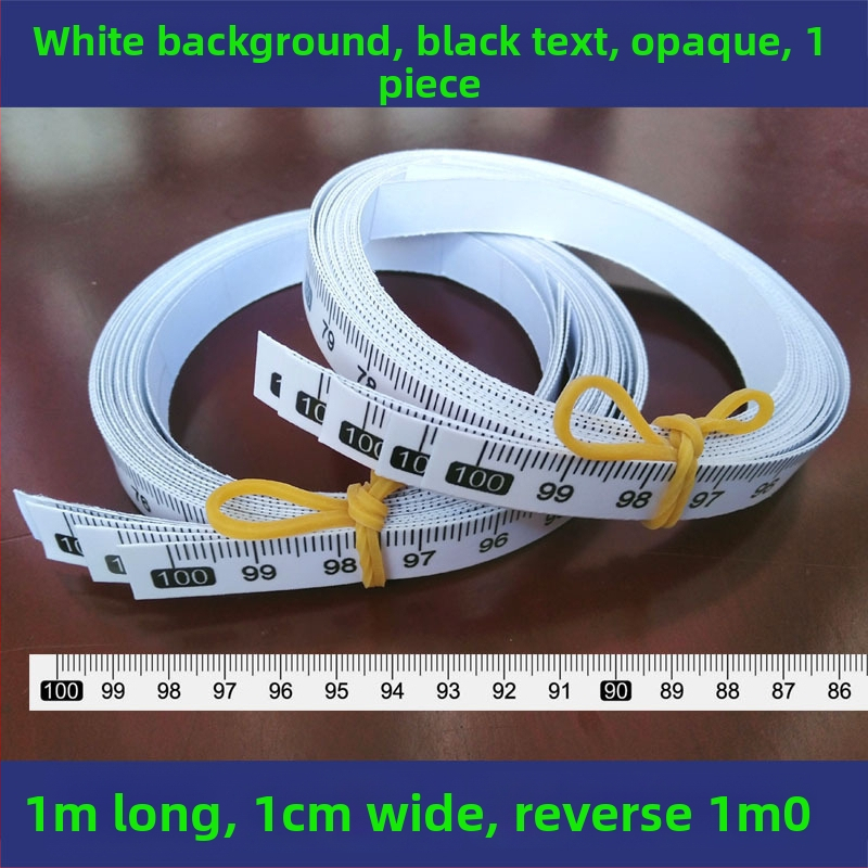 Pašlīmējošs caurspīdīgs lineāls ar centimetru skalu, ūdensizturīga uzlīme