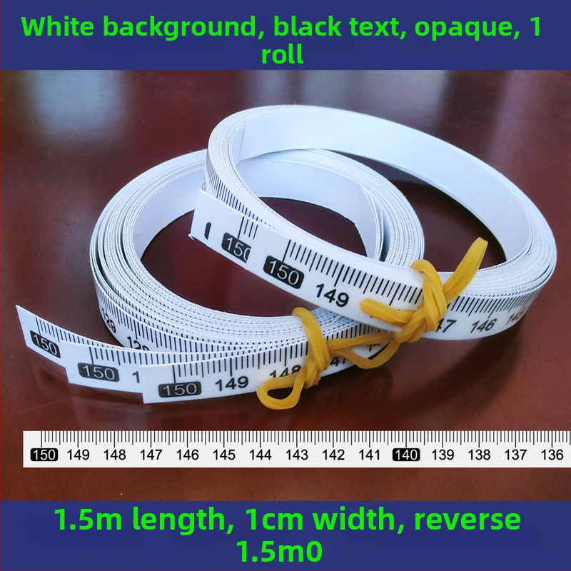 Pašlīmējošs caurspīdīgs lineāls ar centimetru skalu, ūdensizturīga uzlīme