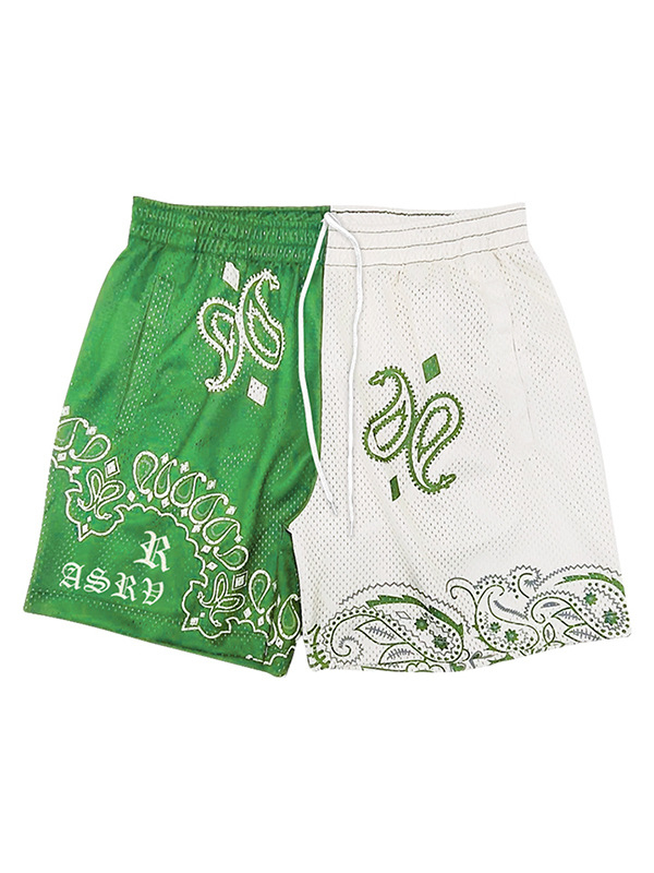 Мъжки плажни шорти - бързосъхнещ полиестер, 3D дигитален камуфлажен принт