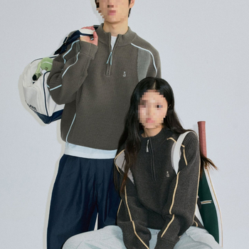 Мъжки цветноконтрастен плетен суитър с качулка, свободна кройка, кръгло деколте, плътна вълна 41–45%