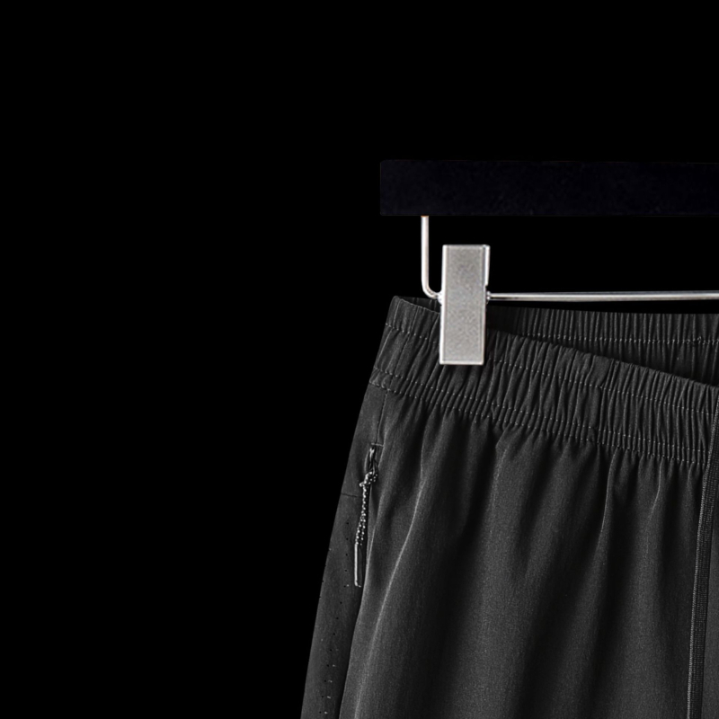 Greitai džiūstantys šortai vasarai - Ice Silk audinys, laisvas kirpimas, unisex, 90% poliesterio, 10% spandeksas