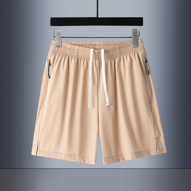 Greitai džiūstantys šortai vasarai - Ice Silk audinys, laisvas kirpimas, unisex, 90% poliesterio, 10% spandeksas