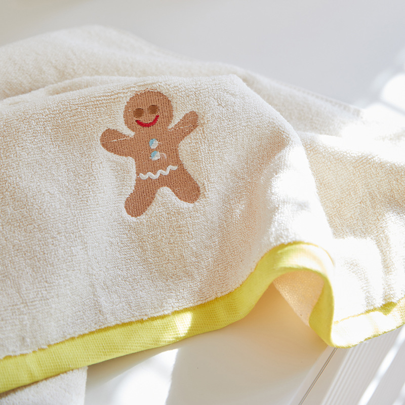 Medvilniniai rankšluosčiai kūnui ir veidui su vaikų animaciniu dizainu, 32s siūlai, plokščias audinys, 100–120 g/m², galimas pritaikytas siuvinėjimas