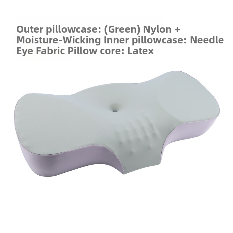 Steano lateksinė pagalvė su drugelio forma, natūralus lateksas >90%, pritaikomas apdorojimas, tinkama visoms sezonoms suaugusiems