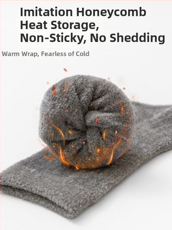 Vaikų kojinės vidutinio ilgio – su fleece pamušalu, storos ir šiltos, dvipusės veliūro paviršius, unisex 1–3 metų vaikams, Žiema 2025